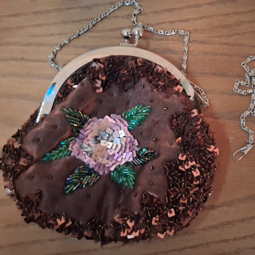 Vintage Floral  Purse